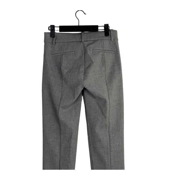 NWT J.Crew 365 Cameron Slim Straight Ankle Trouser Flat Front Faux Pocket 0 Grey - Picture 10 of 15
